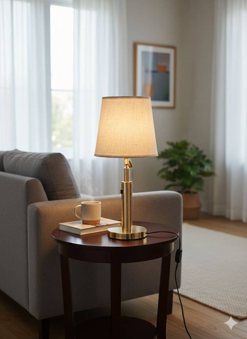 Linen brass beacon (light)